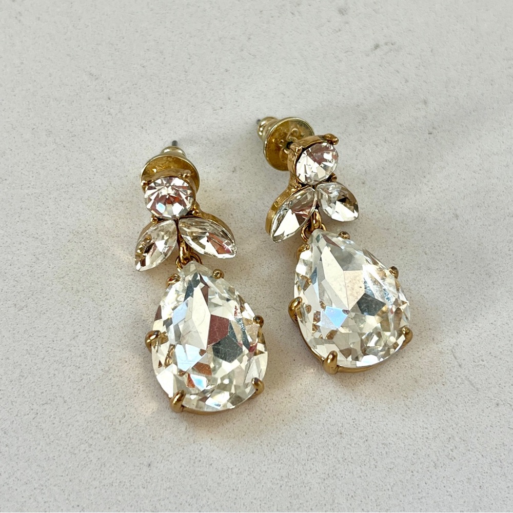 Crystal Teardrop Earrings